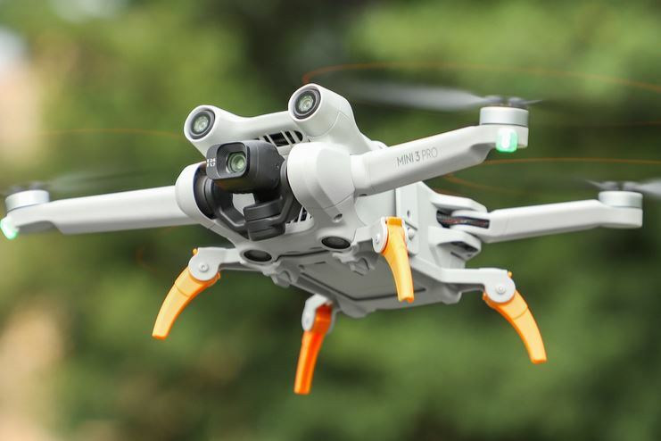 Zestaw Do Lądowania Sanki Składane Pająk DJI Mini 3 Pro ORANGE - obrazek 5